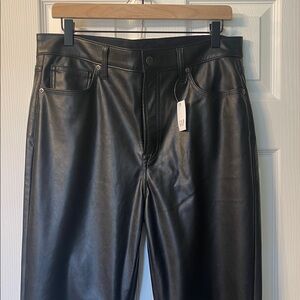Gap TALL Vintage Slim High Rise Vegan Leather
